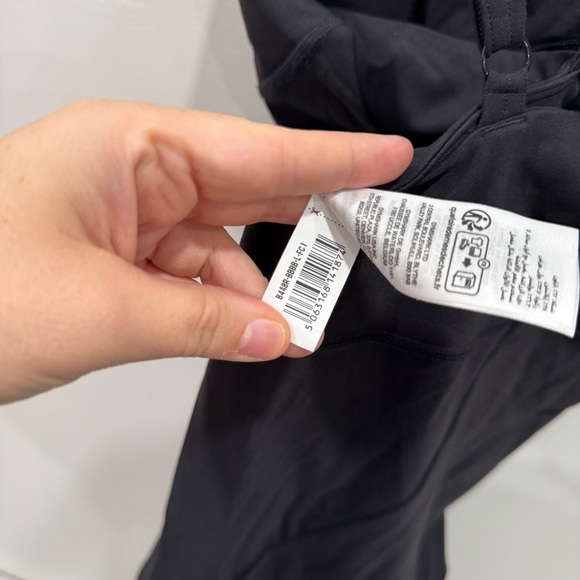 Gymshark Strappy All In One Onesie Black One Piece Athleisure Loungewear Stretch - Picture 11 of 12